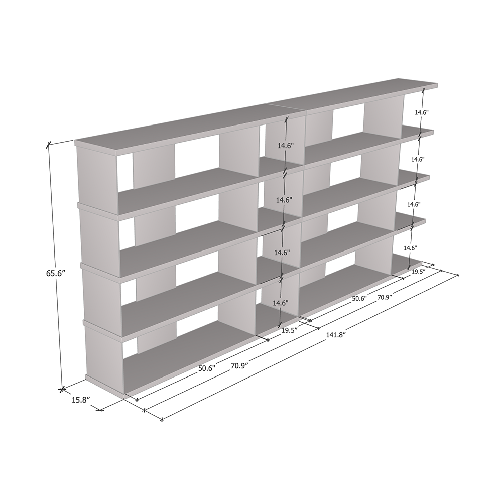 Gravity 2X Bookcase