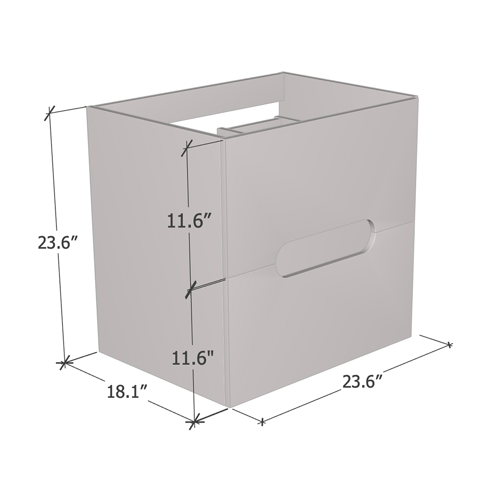 Estelle 2S 60 Floating Bathroom Vanity