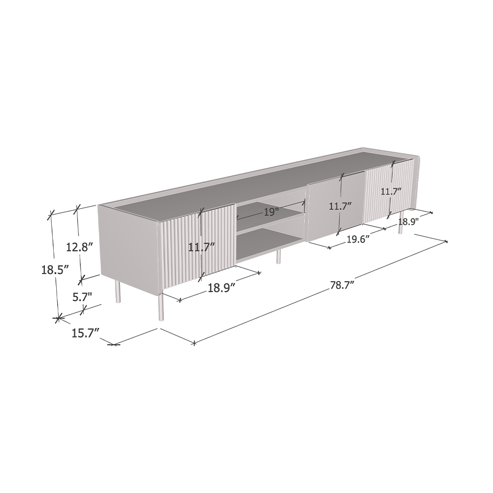 Brandy 3D TV Stand