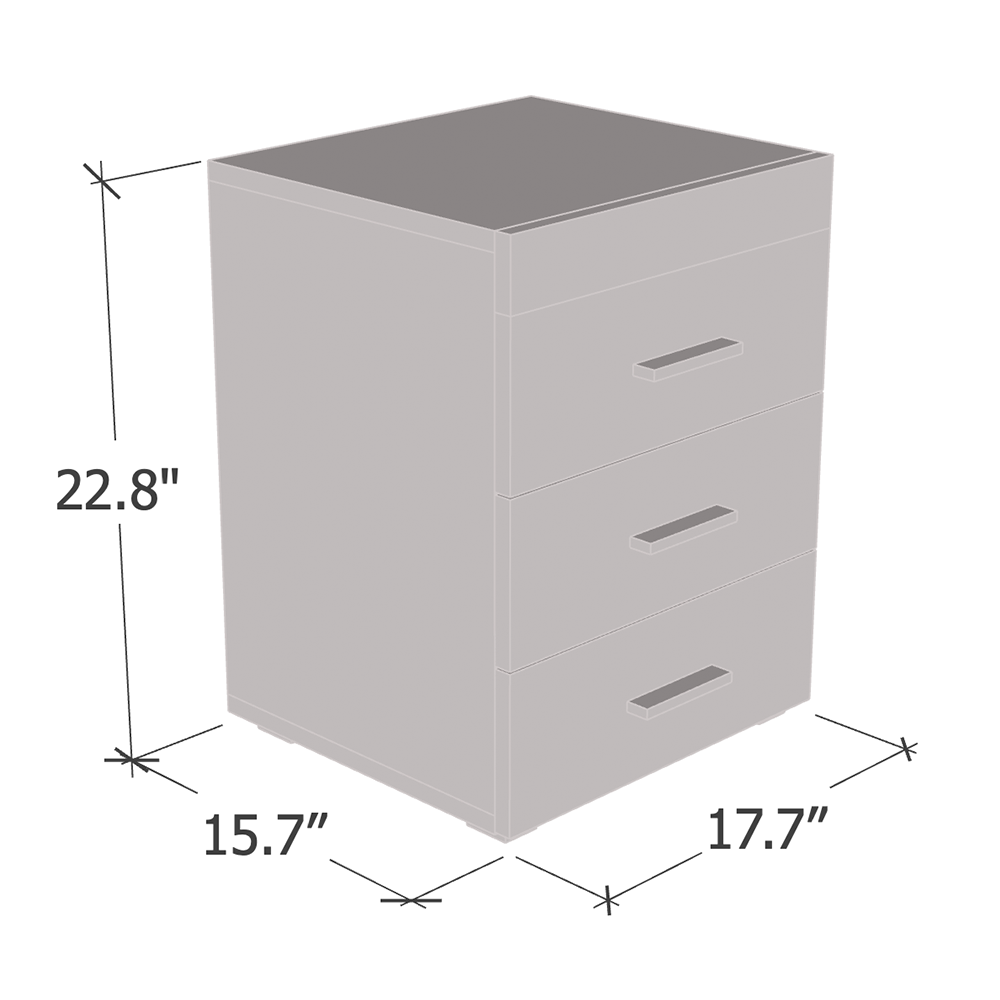 Perth 3D Nightstand