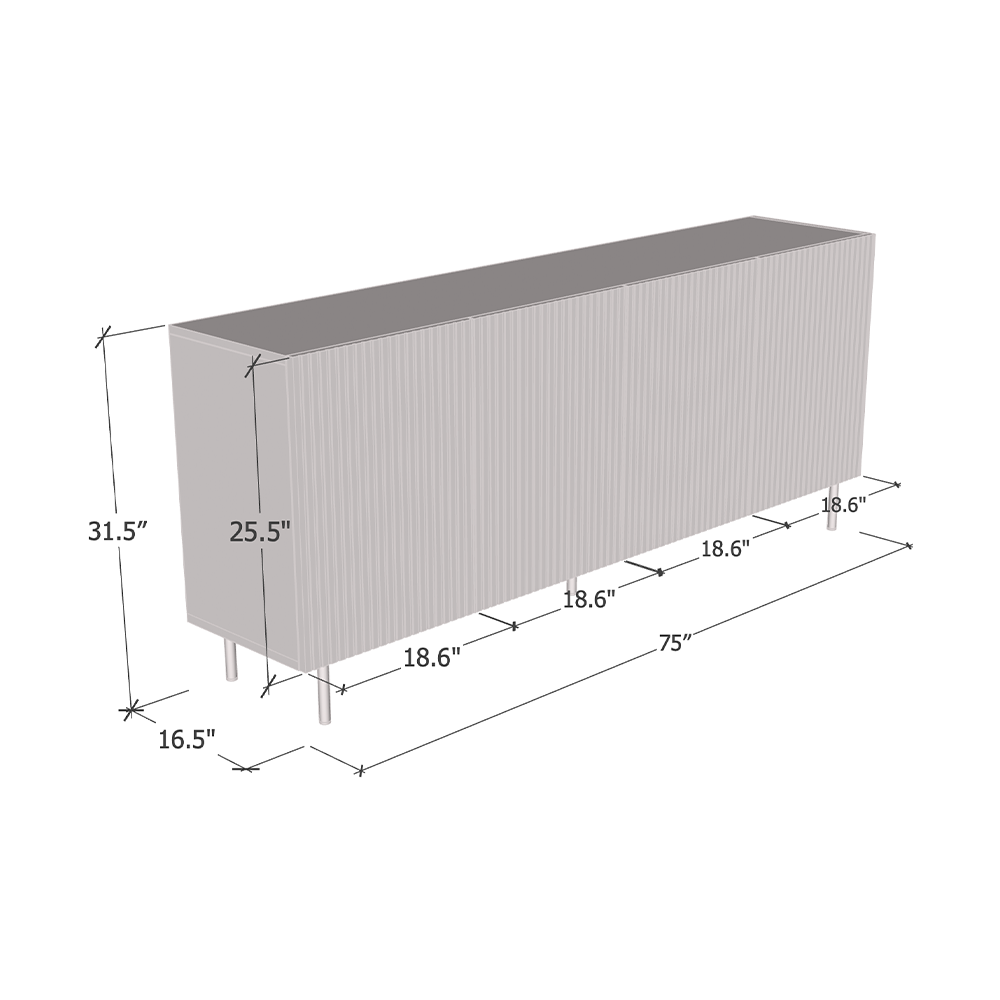 Pafos 4D-C Sideboard