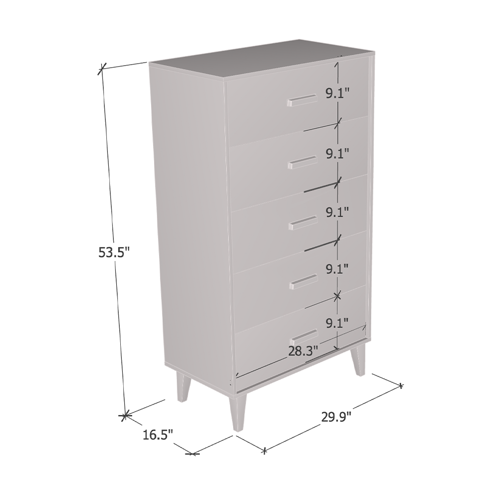 Nevada 5S Dresser