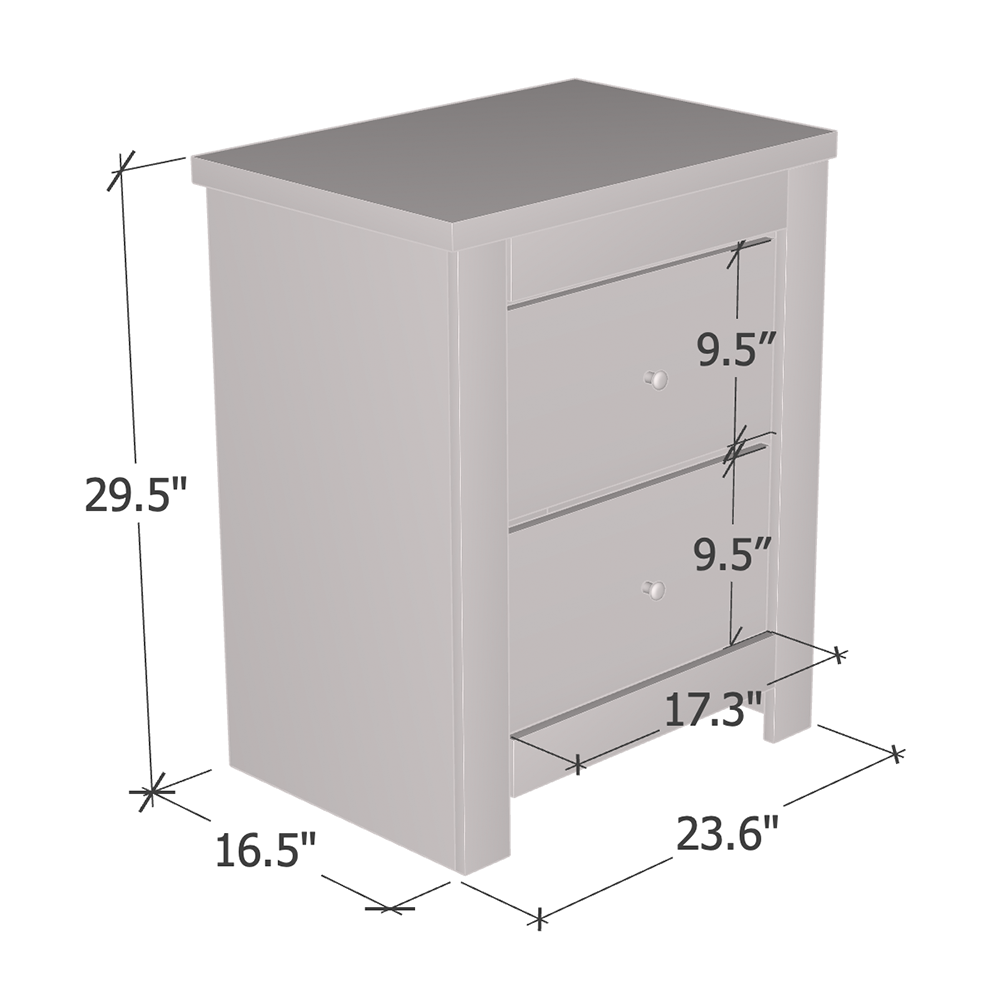 Kansas 2S Nightstand