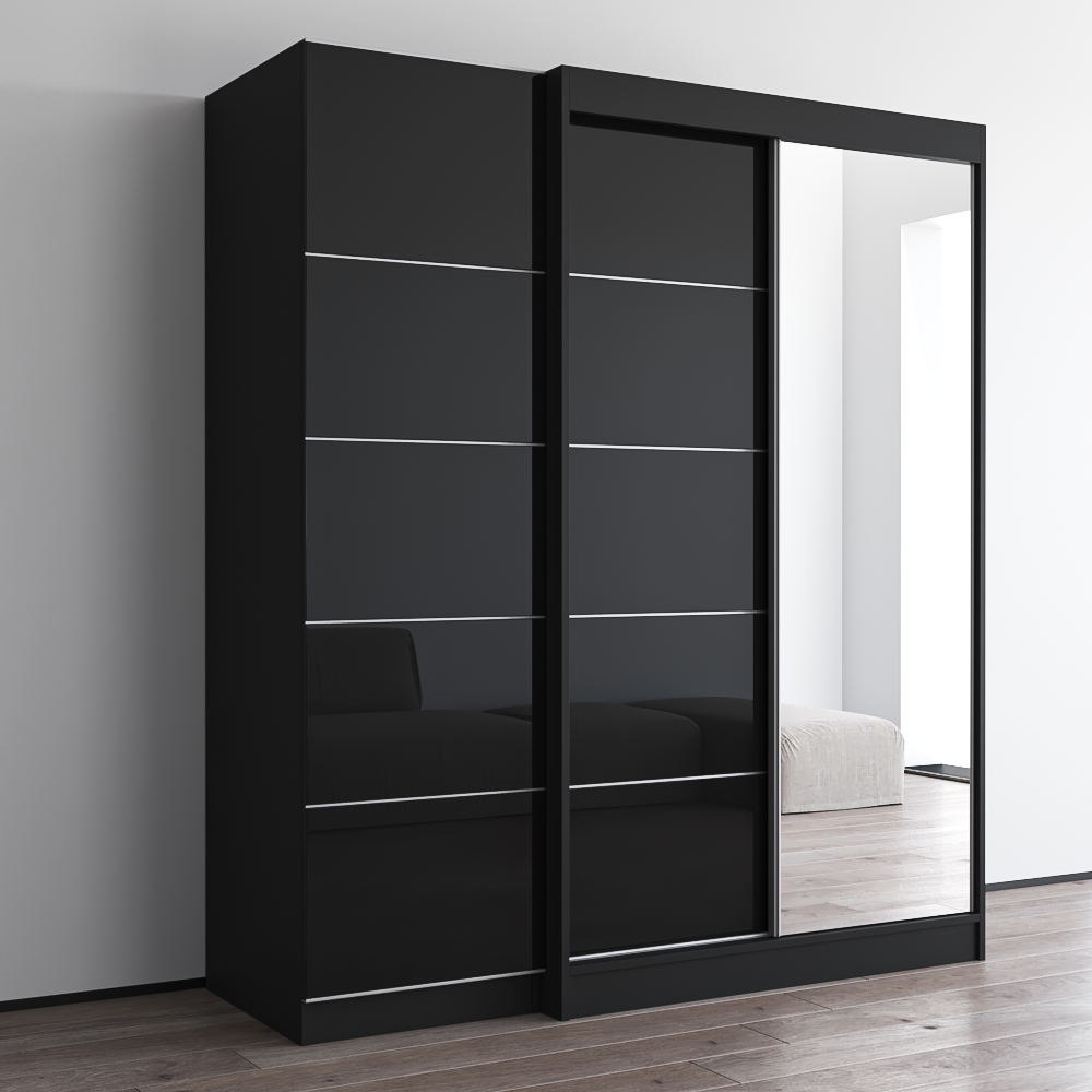 Aria 2D120-EX Wardrobe with 1 Mirror