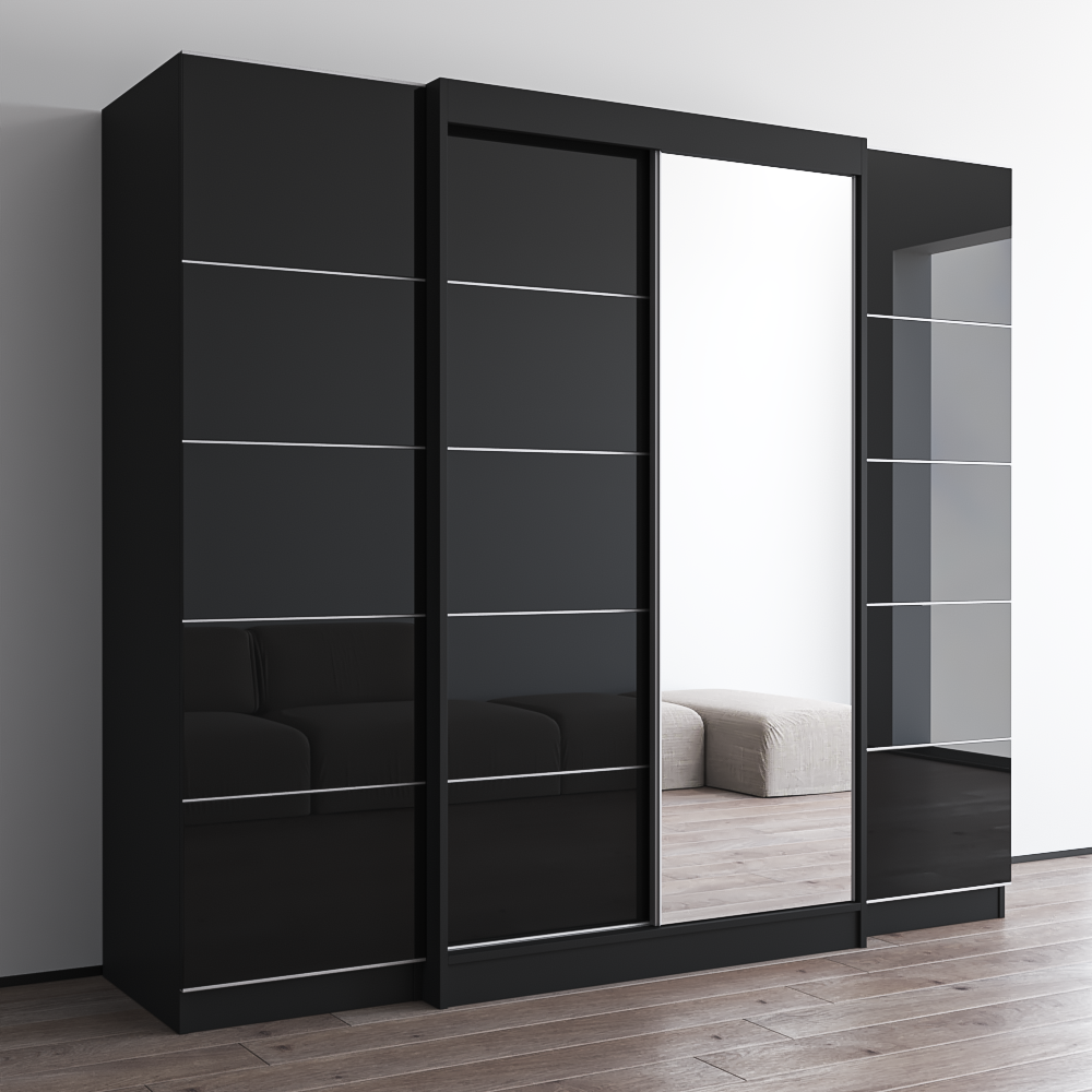 Aria 2D120-EXEX Wardrobe with 1 Mirror