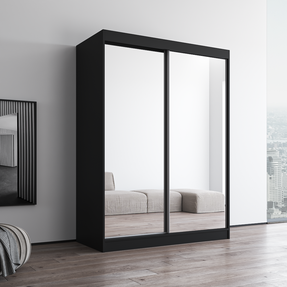 Aria 2D Wardrobe with All Mirror