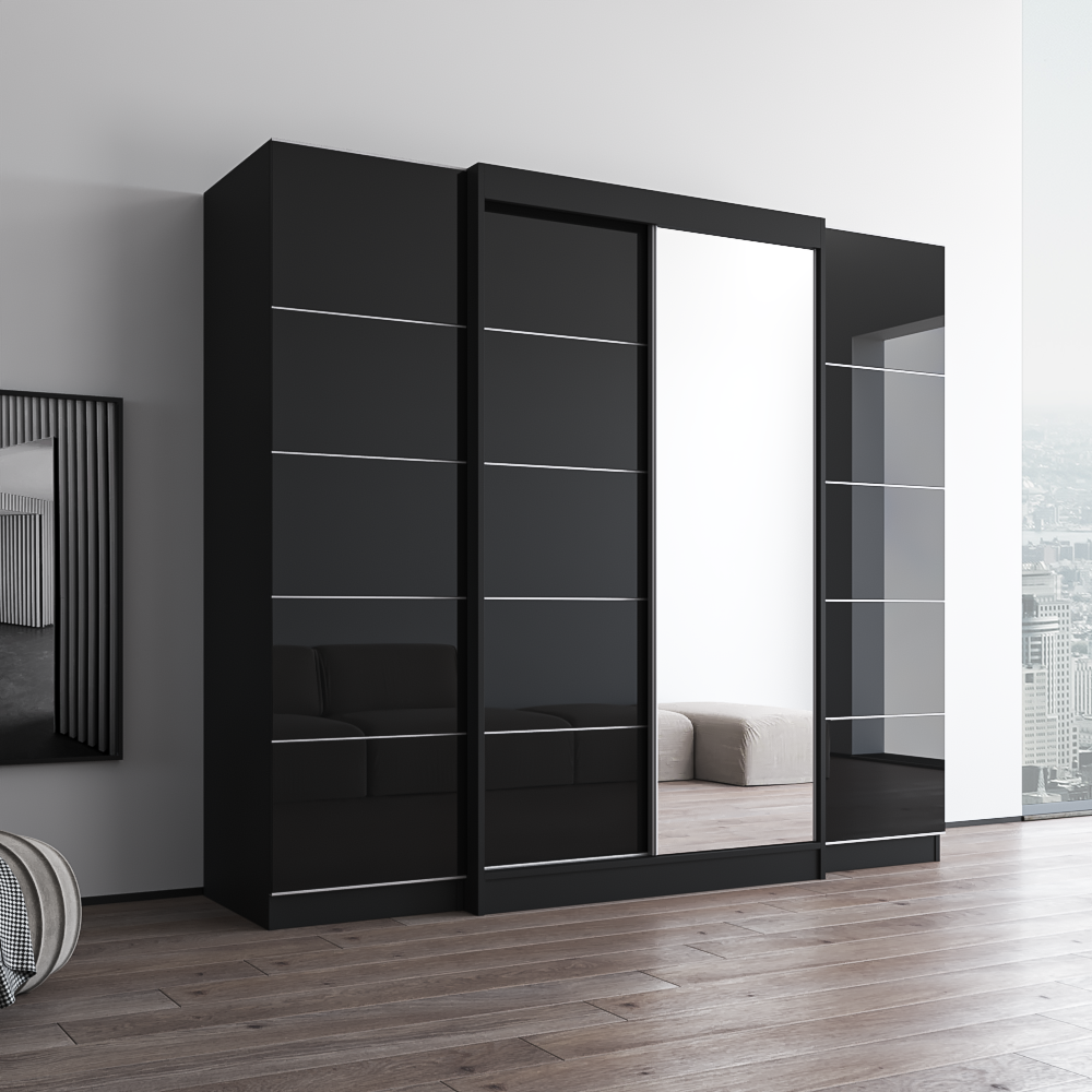 Aria 2D120-EXEX Wardrobe with 1 Mirror