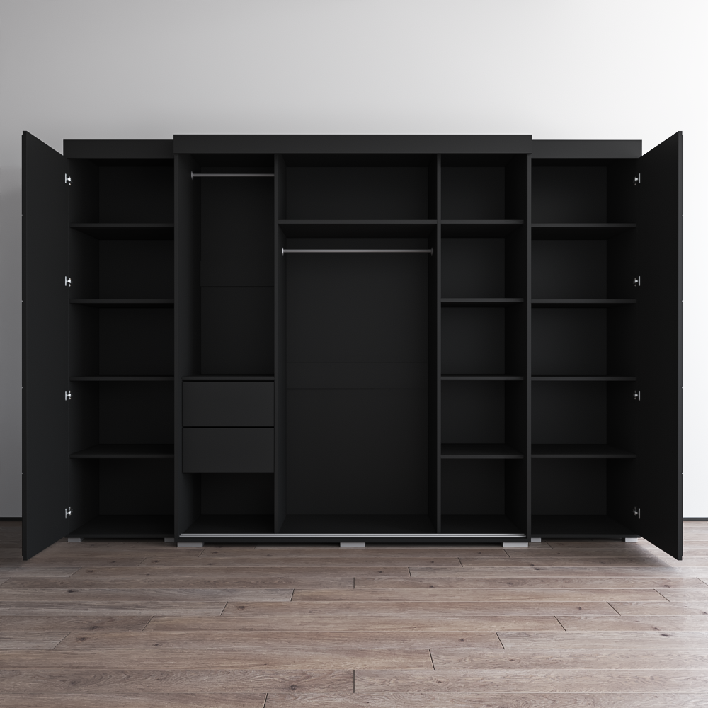 Aria 3D-EXEX Wardrobe with 1 Mirror