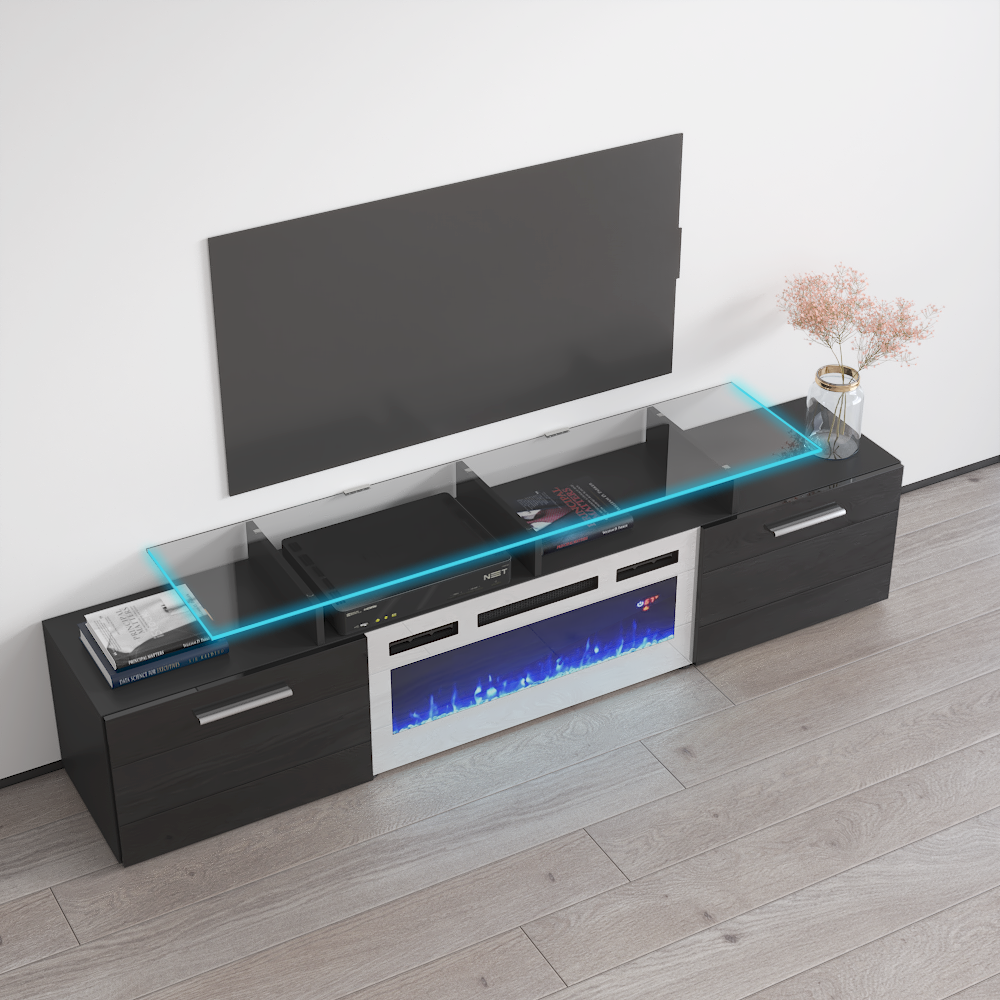 Rova WH-EF Fireplace TV Stand