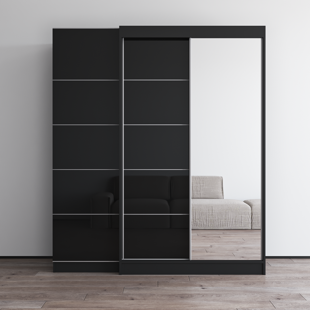 Aria 2D120-EX Wardrobe with 1 Mirror