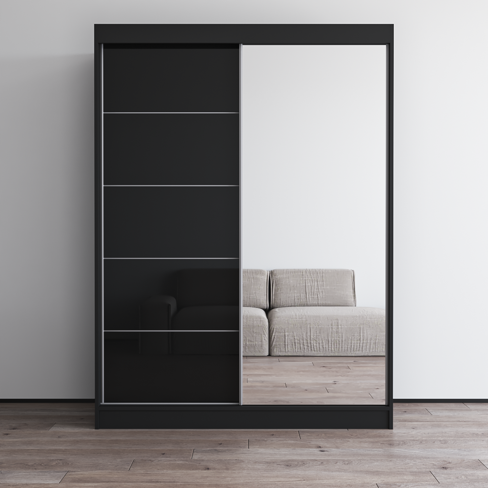 Aria 2D Wardrobe with Mirror