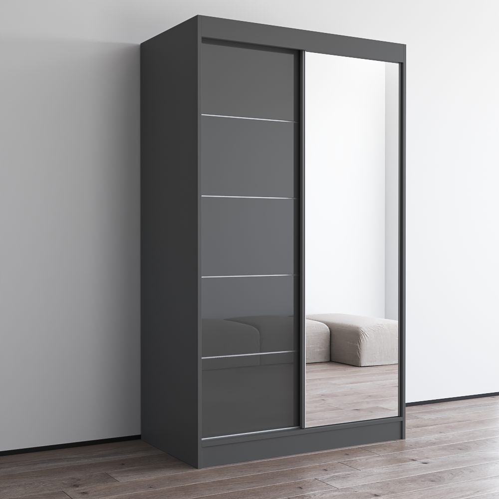 Aria 2D Wardrobe with Mirror