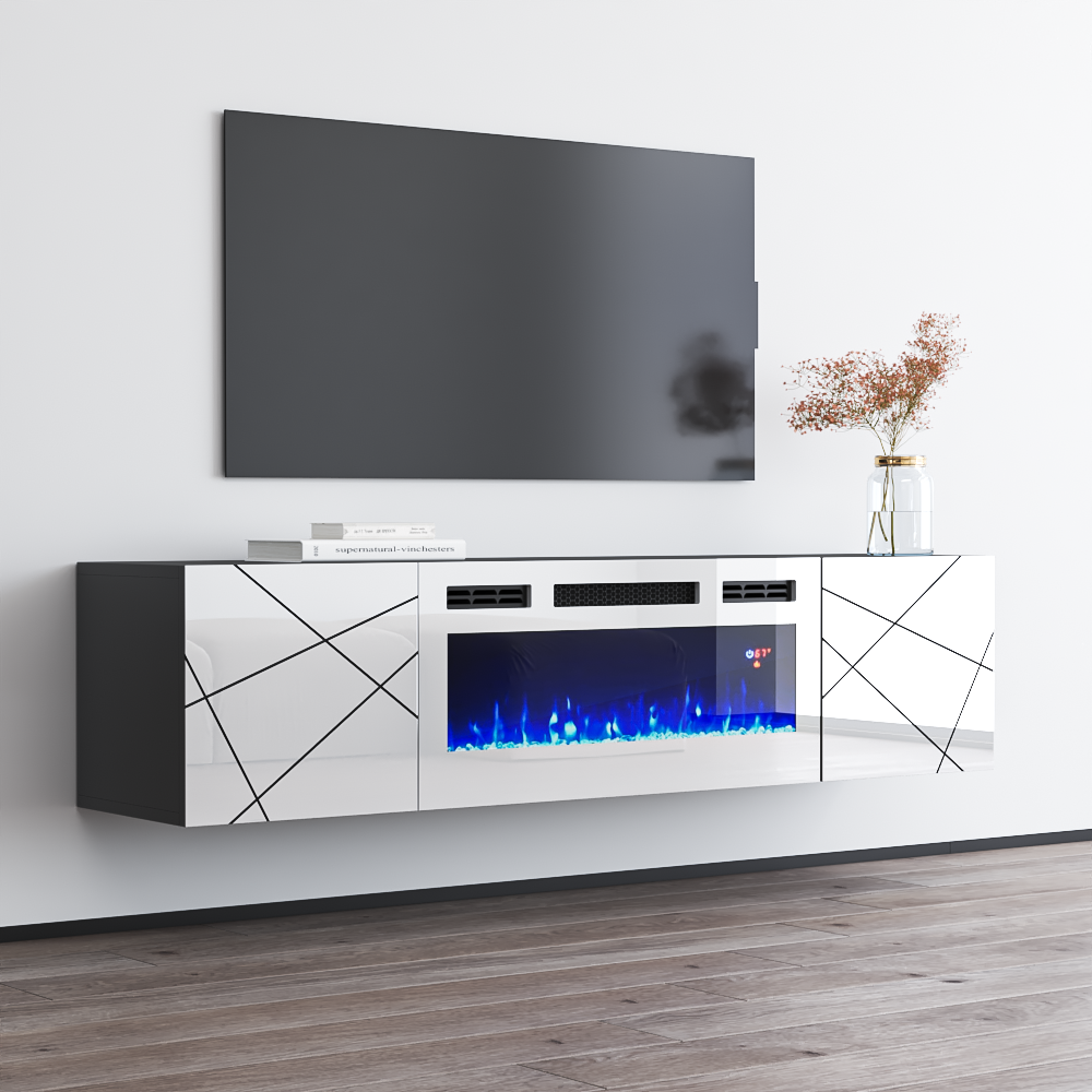 London WH-EF Fireplace TV Stand