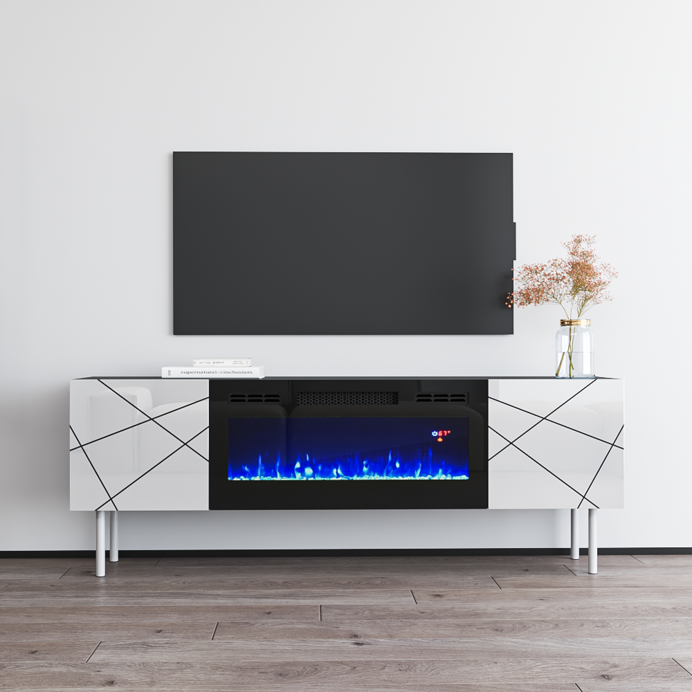 London BL-EF Fireplace TV Stand