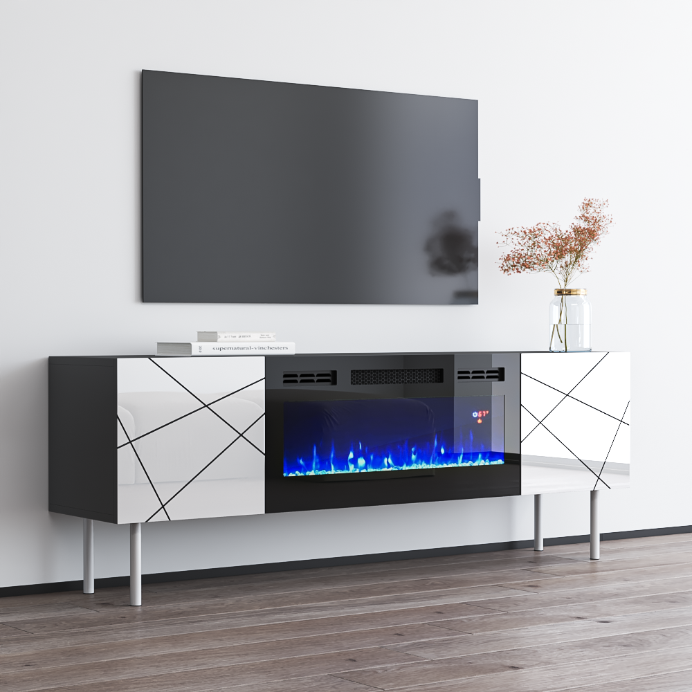 London BL-EF Fireplace TV Stand