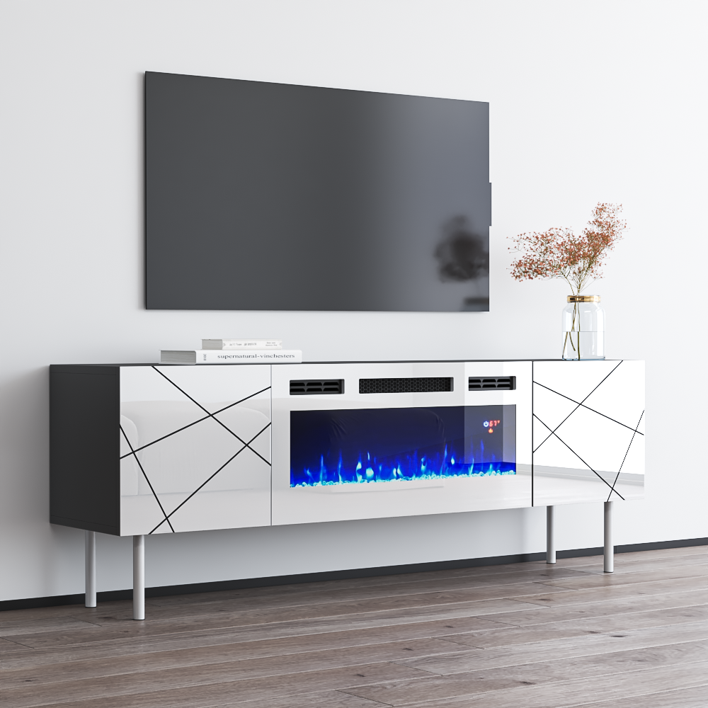 London WH-EF Fireplace TV Stand