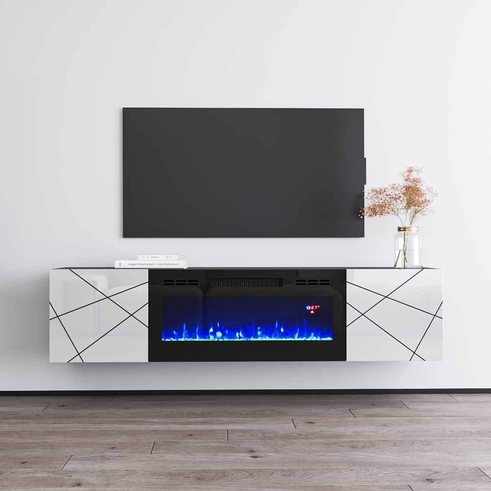 London BL-EF Fireplace TV Stand