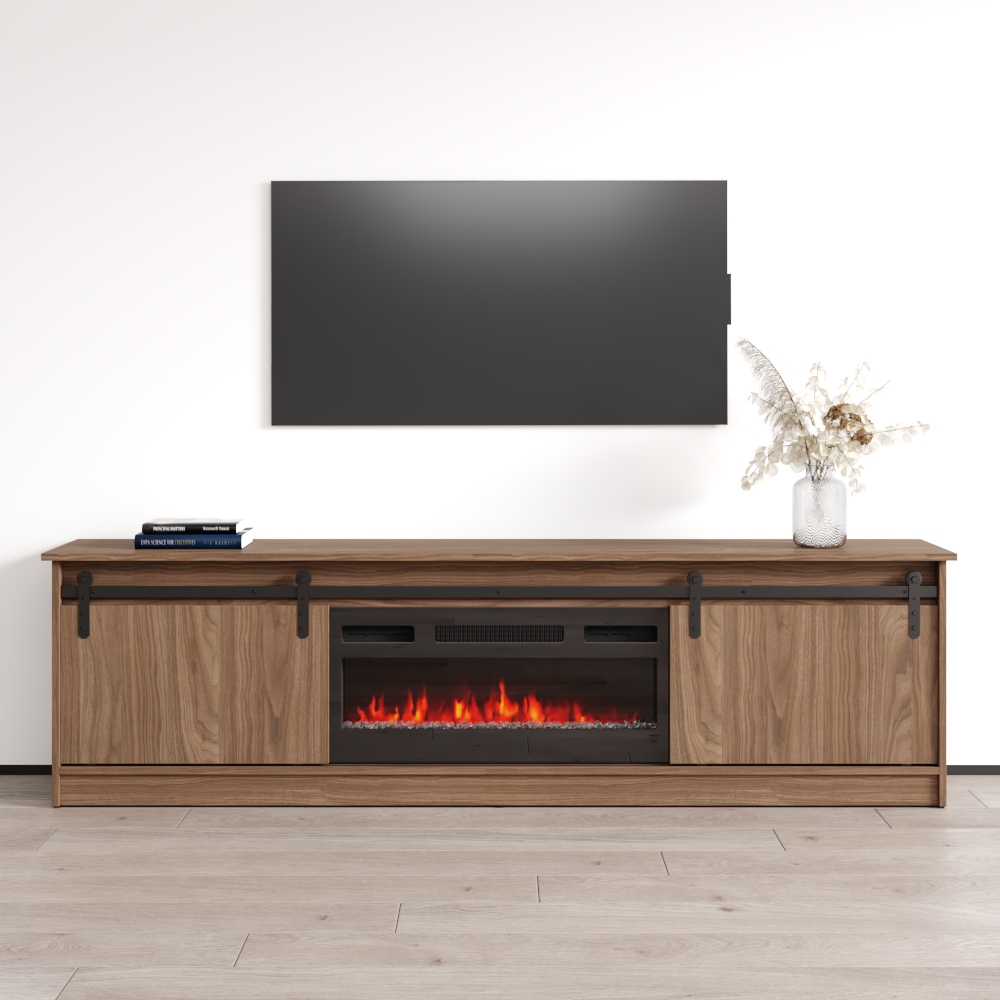 Granero 04 BL-EF Fireplace TV Stand