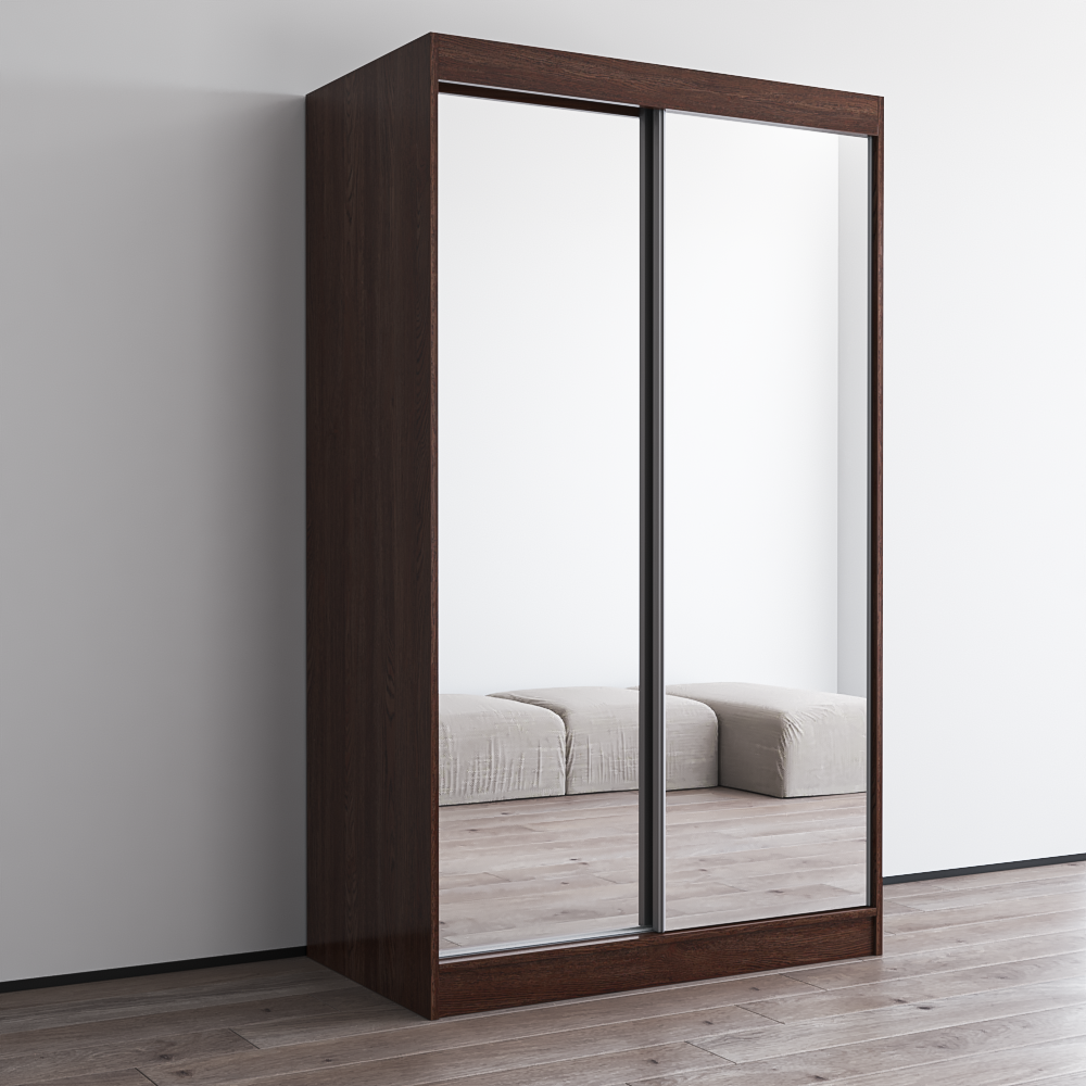 Aria 2D Wardrobe with All Mirror