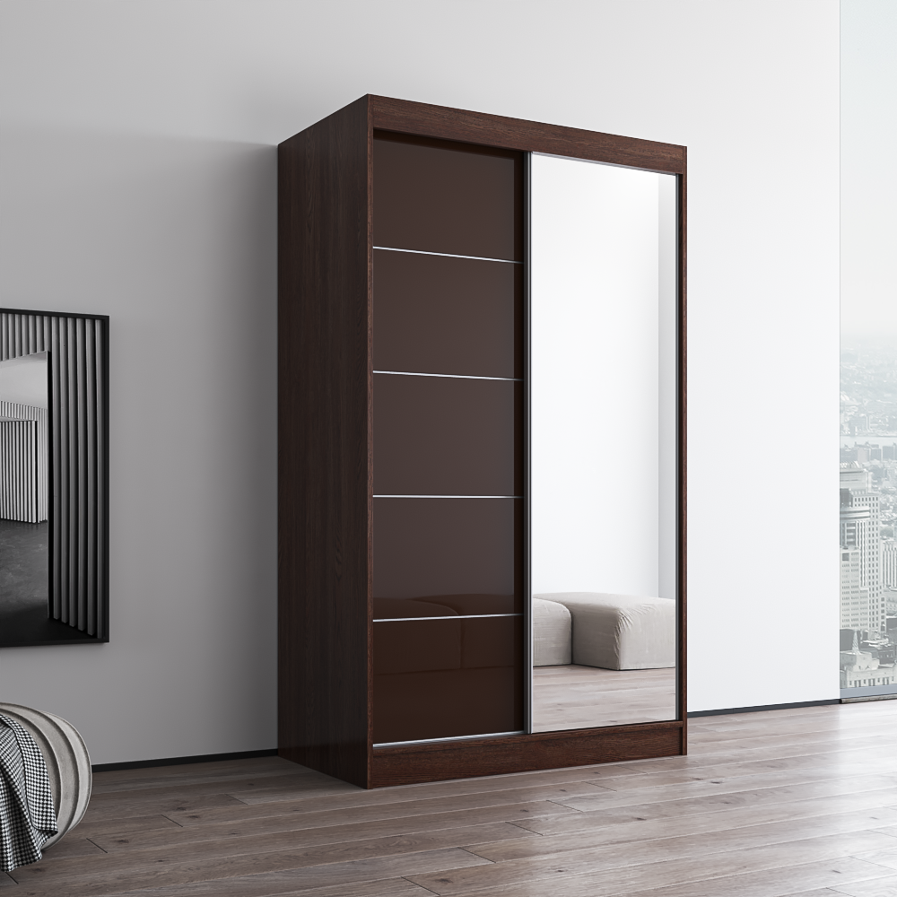 Aria 2D Wardrobe with Mirror