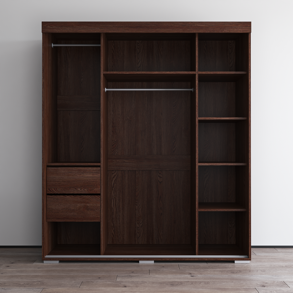 Aria 3D Wardrobe with Mirror