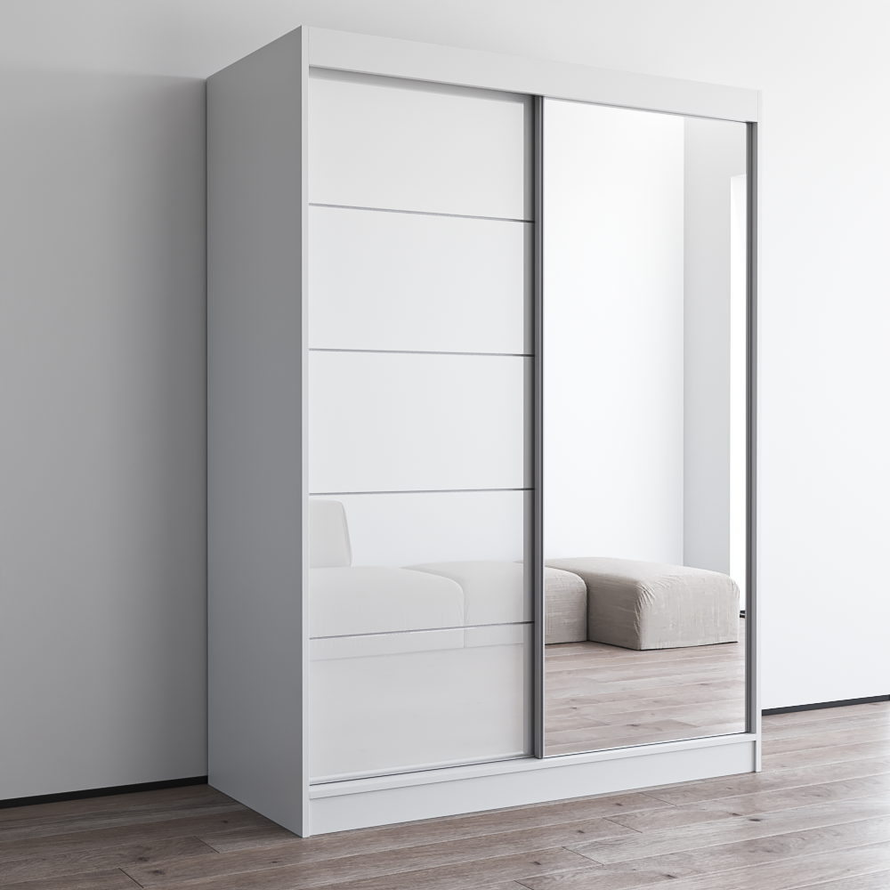 Aria 2D Wardrobe with Mirror