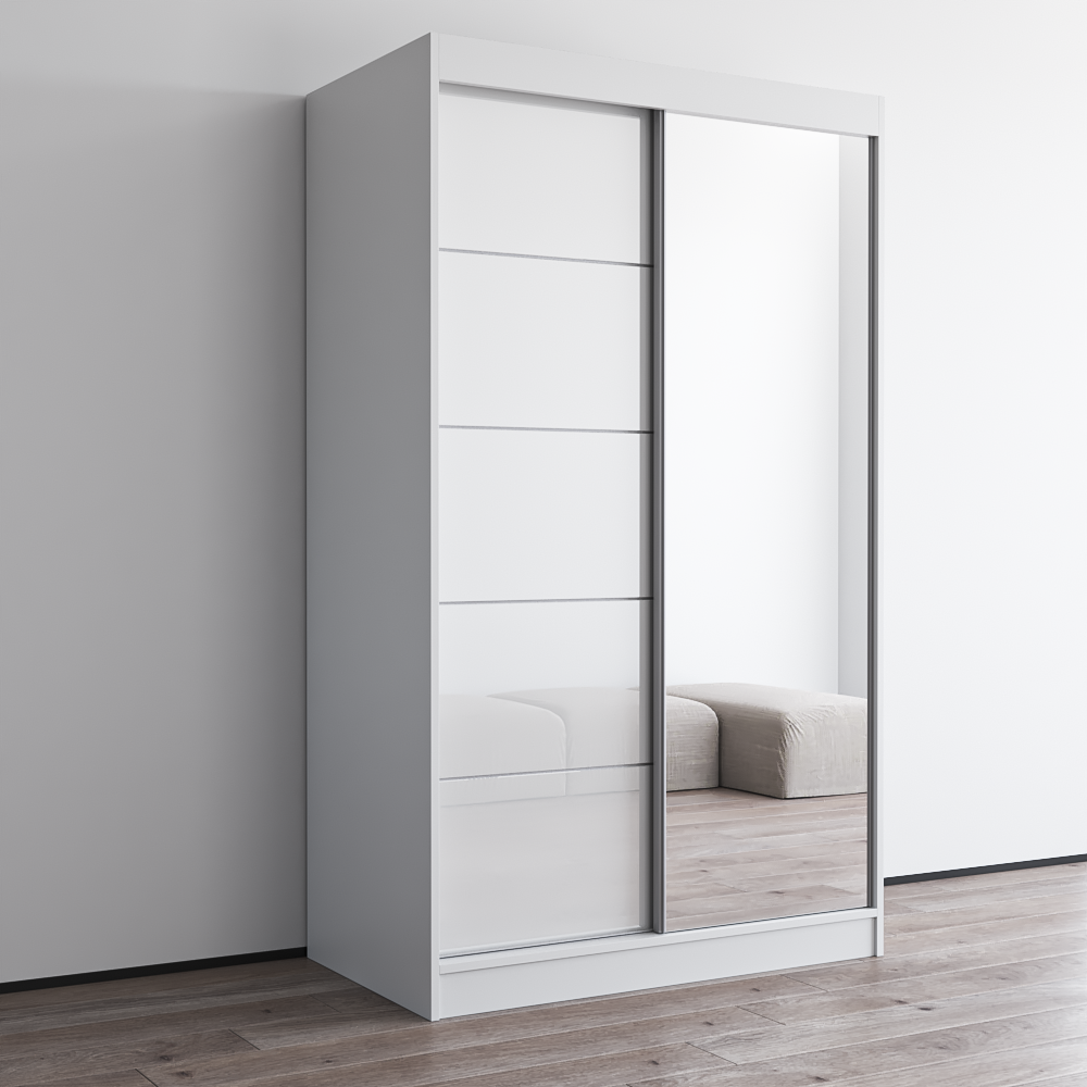 Aria 2D Wardrobe with Mirror