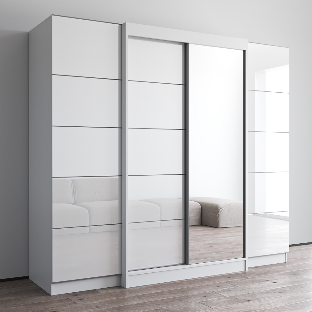 Aria 2D120-EXEX Wardrobe with 1 Mirror