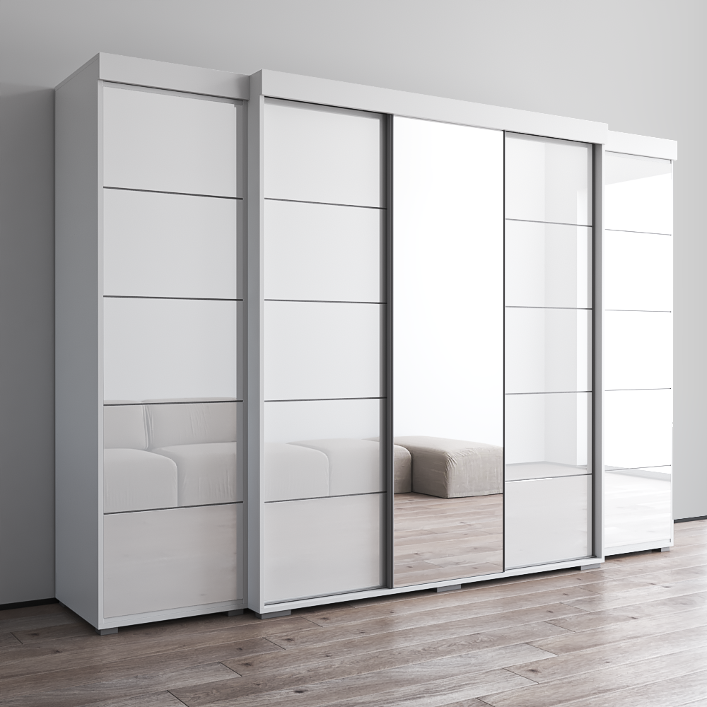 Aria 3D-EXEX Wardrobe with 1 Mirror