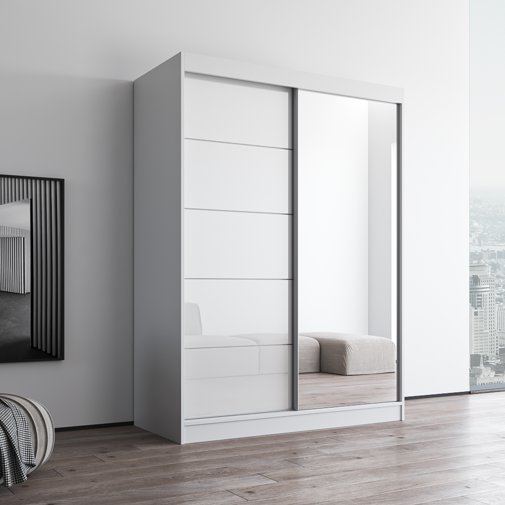 Aria 2D Wardrobe with Mirror