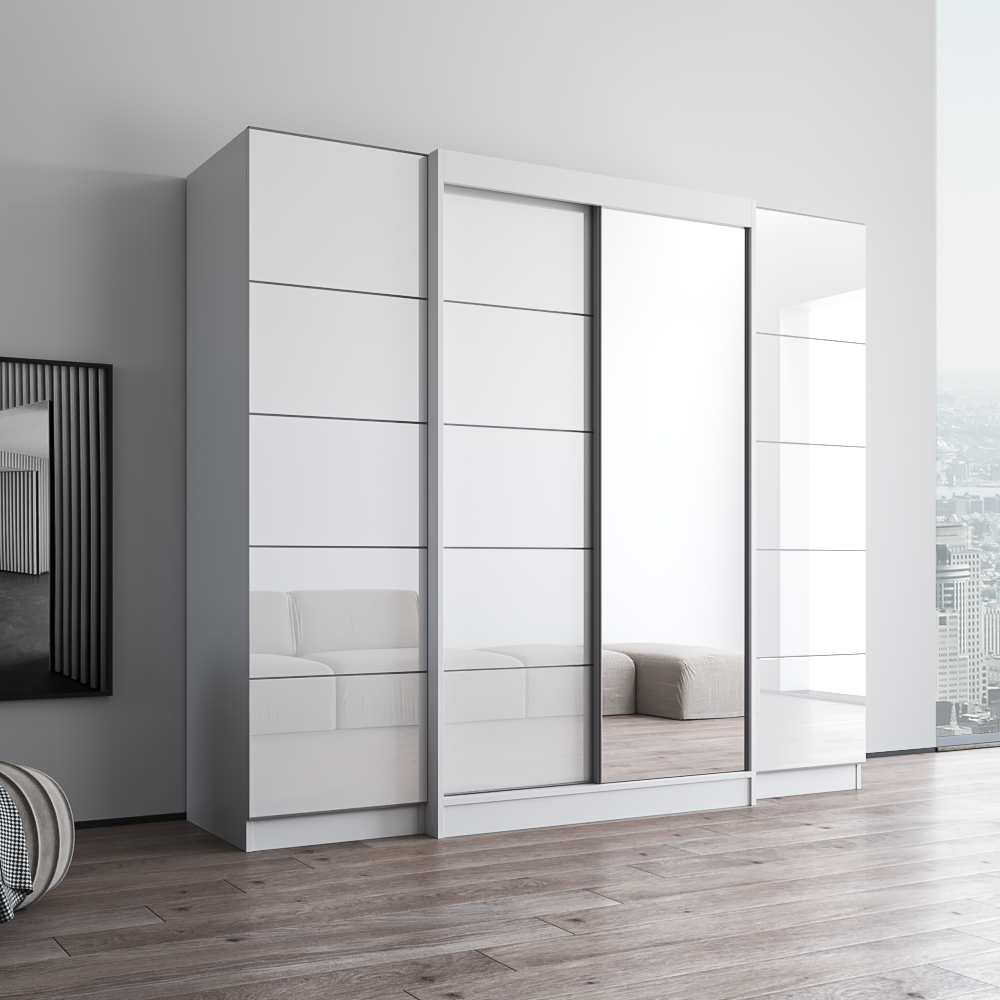 Aria 2D120-EXEX Wardrobe with 1 Mirror