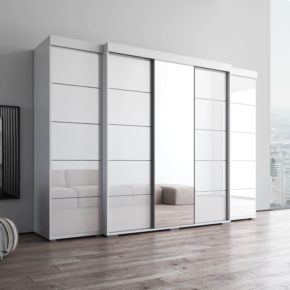 Aria 3D-EXEX Wardrobe with 1 Mirror