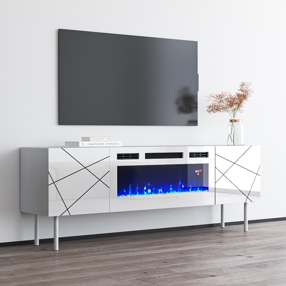 London WH-EF Fireplace TV Stand