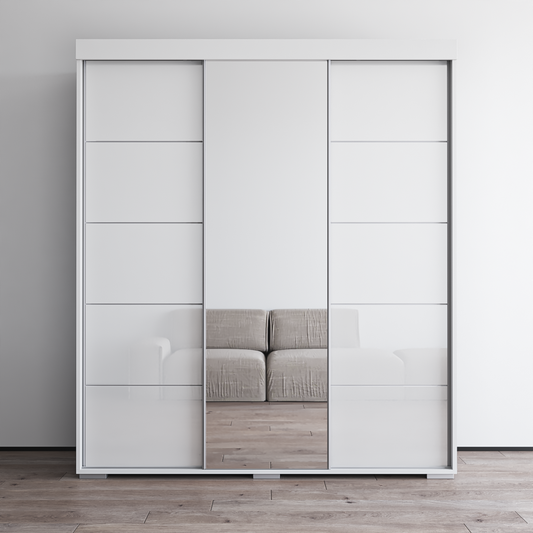 Aria 3D Wardrobe with Mirror