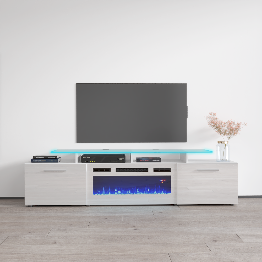 Rova WH-EF Fireplace TV Stand