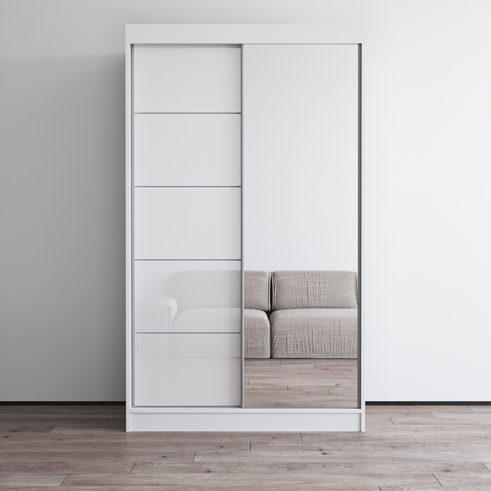 Aria 2D Wardrobe with Mirror