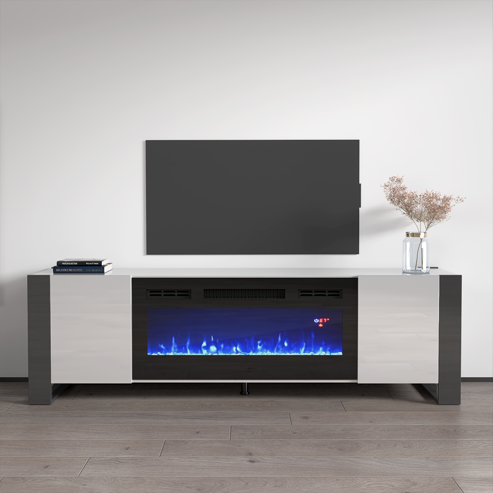 Woody BL-EF Fireplace TV Stand