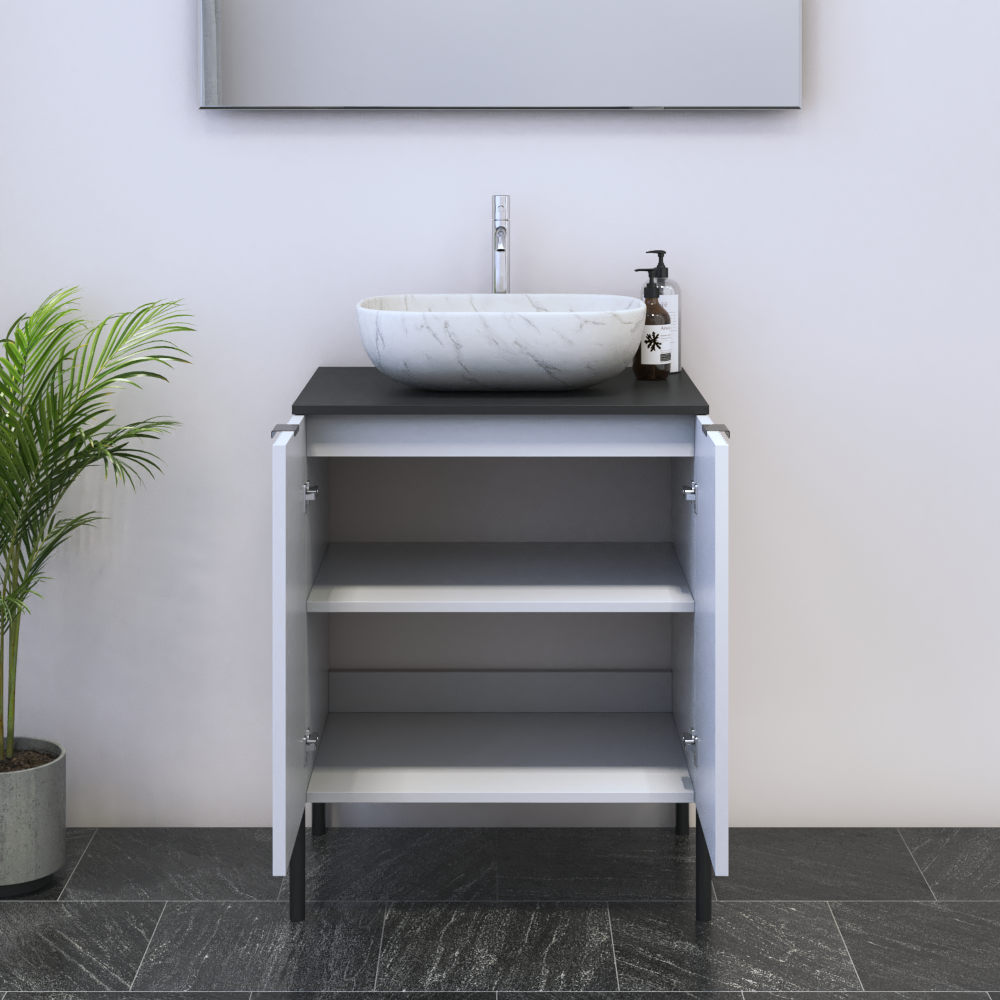 Nicole 2D 60 Floating Bathroom Vanity