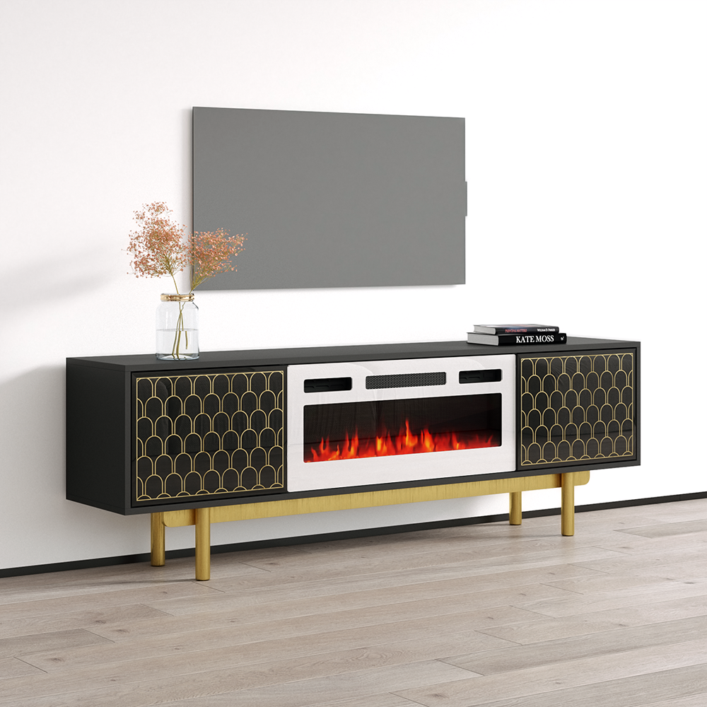 Karp WH-EF Fireplace TV Stand