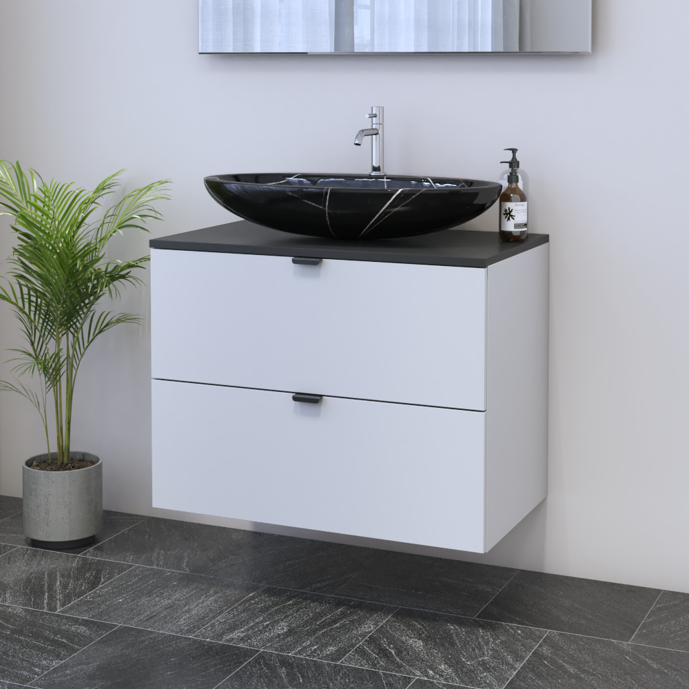 Ines 2S 80 Floating Bathroom Vanity