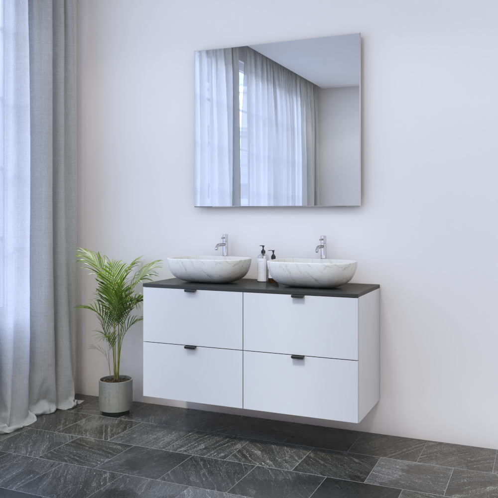 Ines 4S 120 Floating Bathroom Vanity