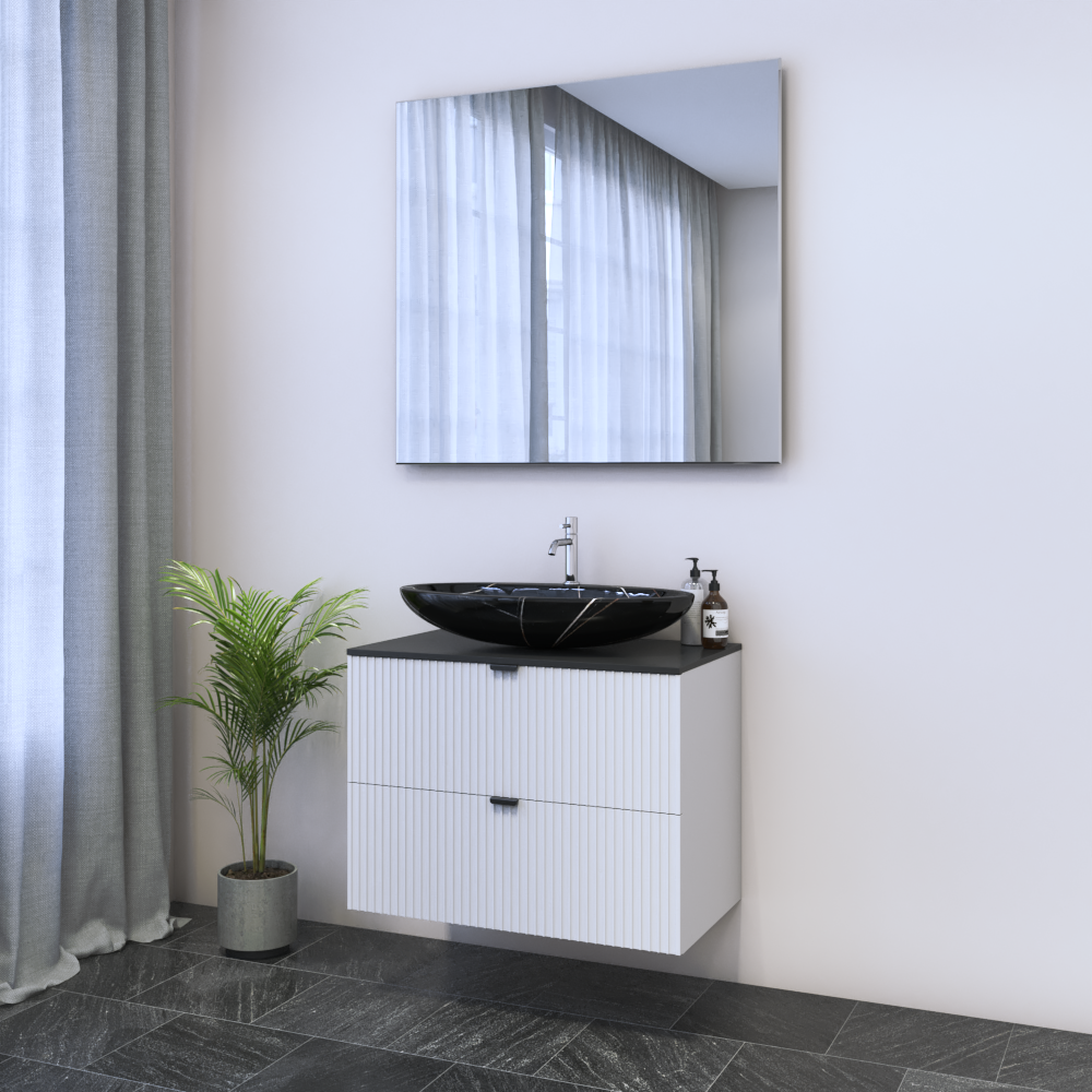 Nicole 2S 80 Floating Bathroom Vanity