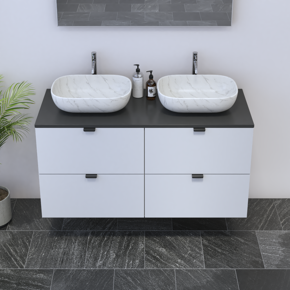 Ines 4S 120 Floating Bathroom Vanity