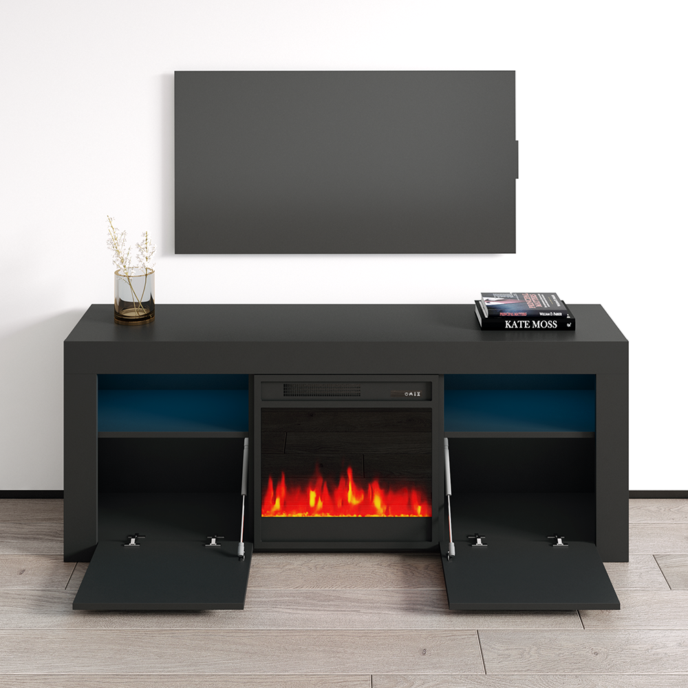 Milano 145EF Fireplace TV Stand