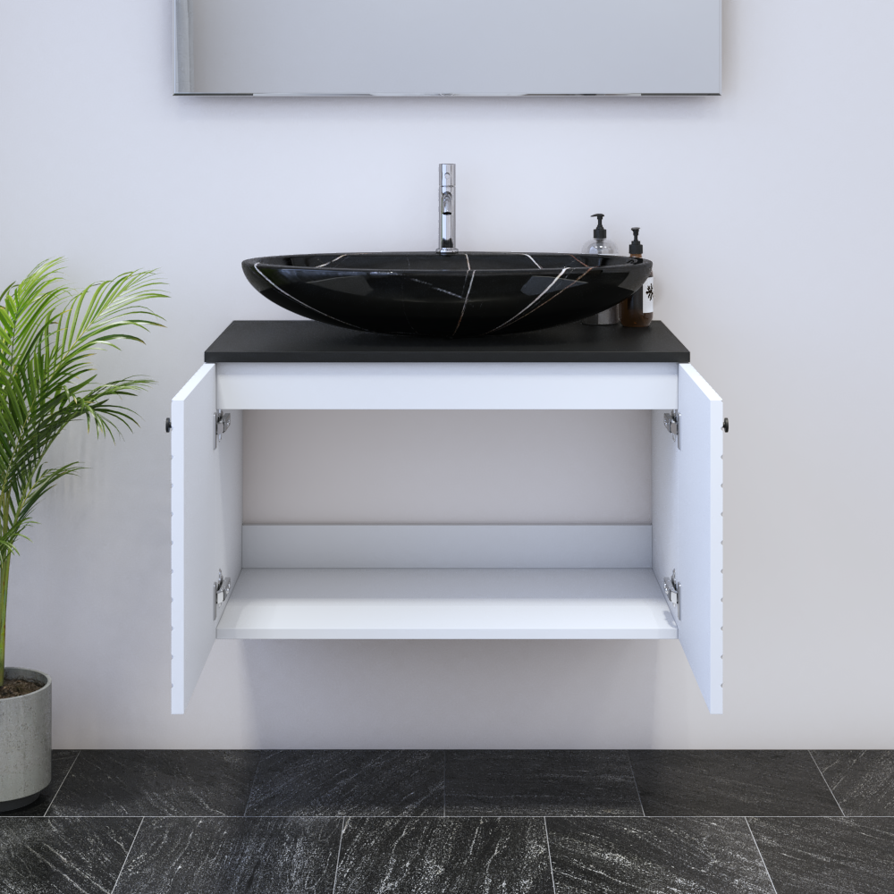 Avela 2D 80 Floating Bathroom Vanity