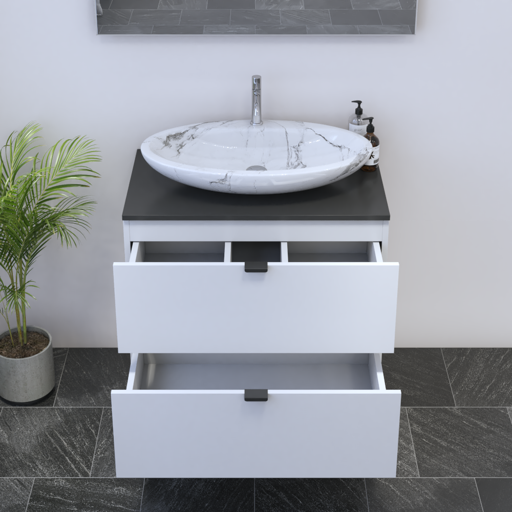 Ines 2S 80 Floating Bathroom Vanity