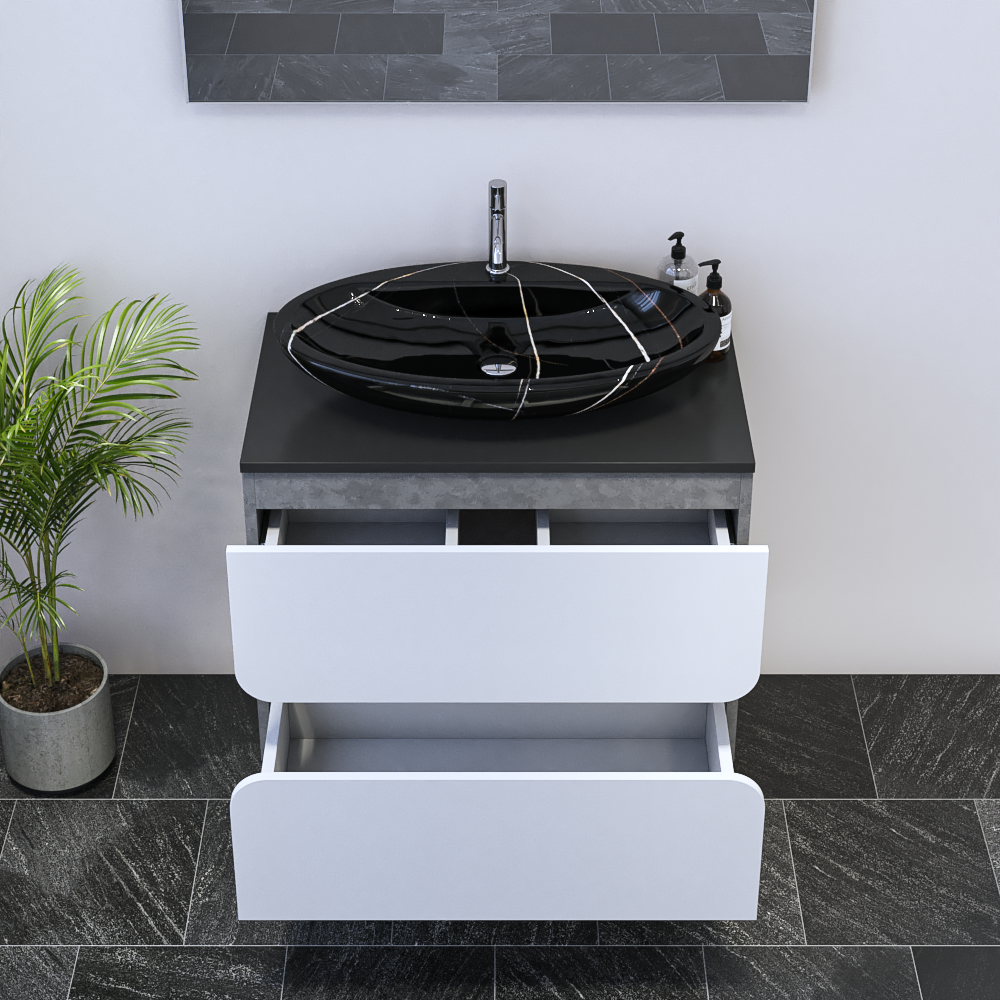 Azurro 2S 80 Floating Bathroom Vanity