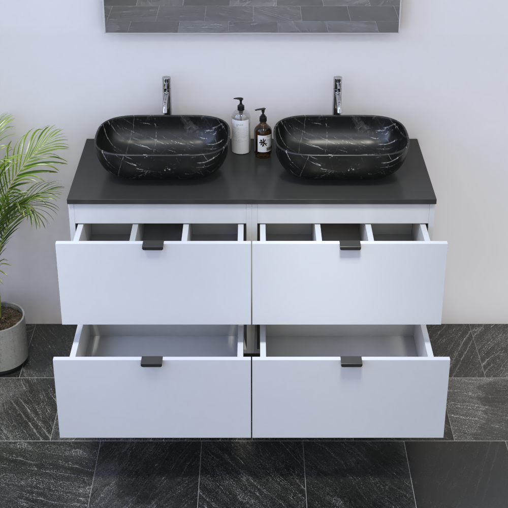 Ines 4S 120 Floating Bathroom Vanity