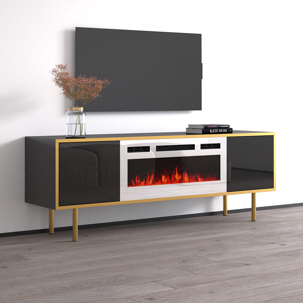 Goldie WH-EF Floating Fireplace TV Stand