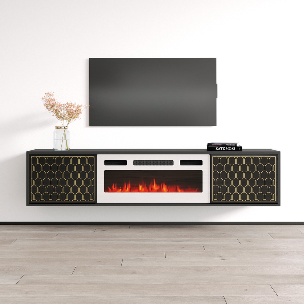 Karp WH-EF Fireplace TV Stand